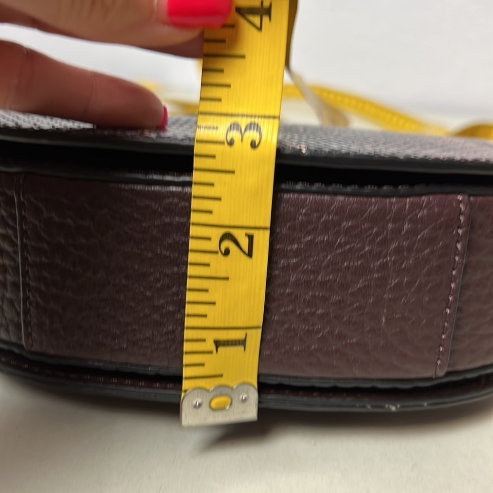 NWOT Vince Camuto Alexi Brown Leather Snake Crossbody - Picture 15 of 15